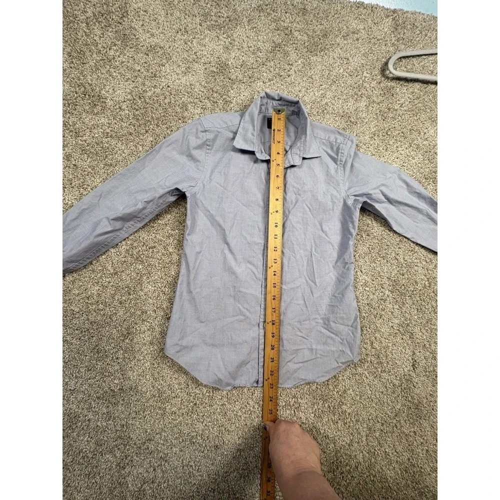 Crewcuts Ludlow J Crew Dress Shirt Size 10 Boy Button Up Long Sleeve Micro Check